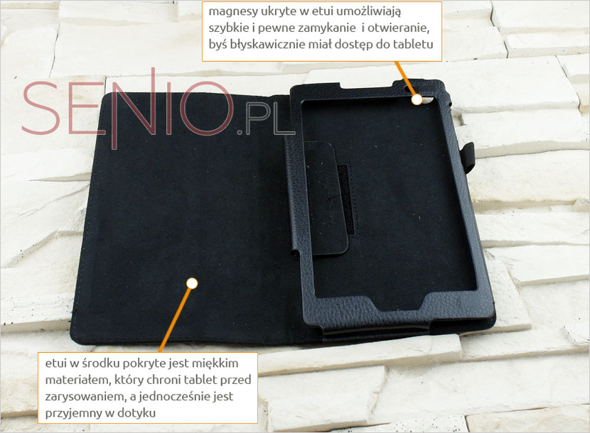 książkowe etui na tablet